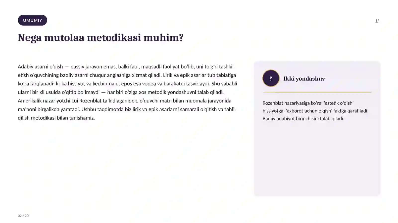 Lirik_va_epik_asarlarni_mutolaa_qilish_metodikasi· TAQDIMOT 2