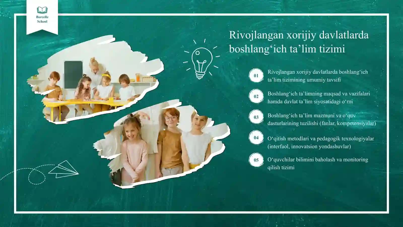 Rivojlangan xorijiy davlatlarda boshlangʻich ta’lim tizimi 2