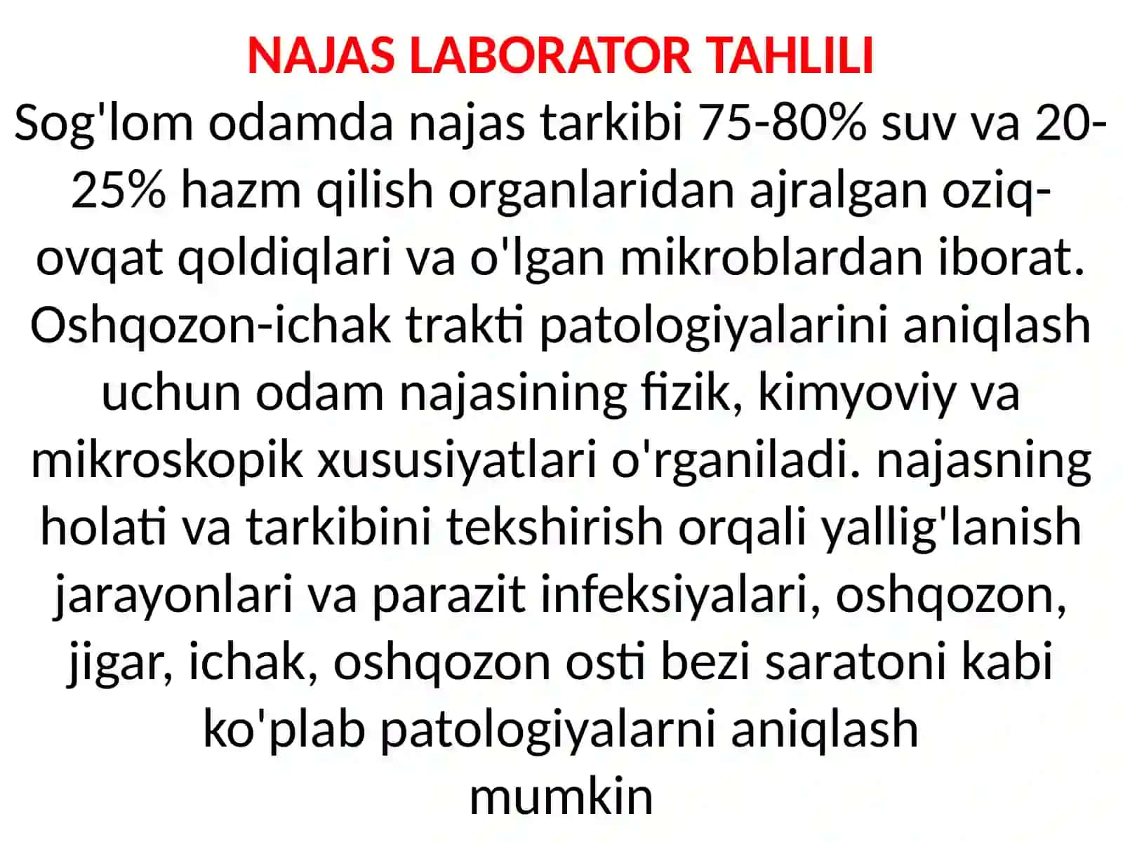 NAJAS LABORATOR TAHLILI 2