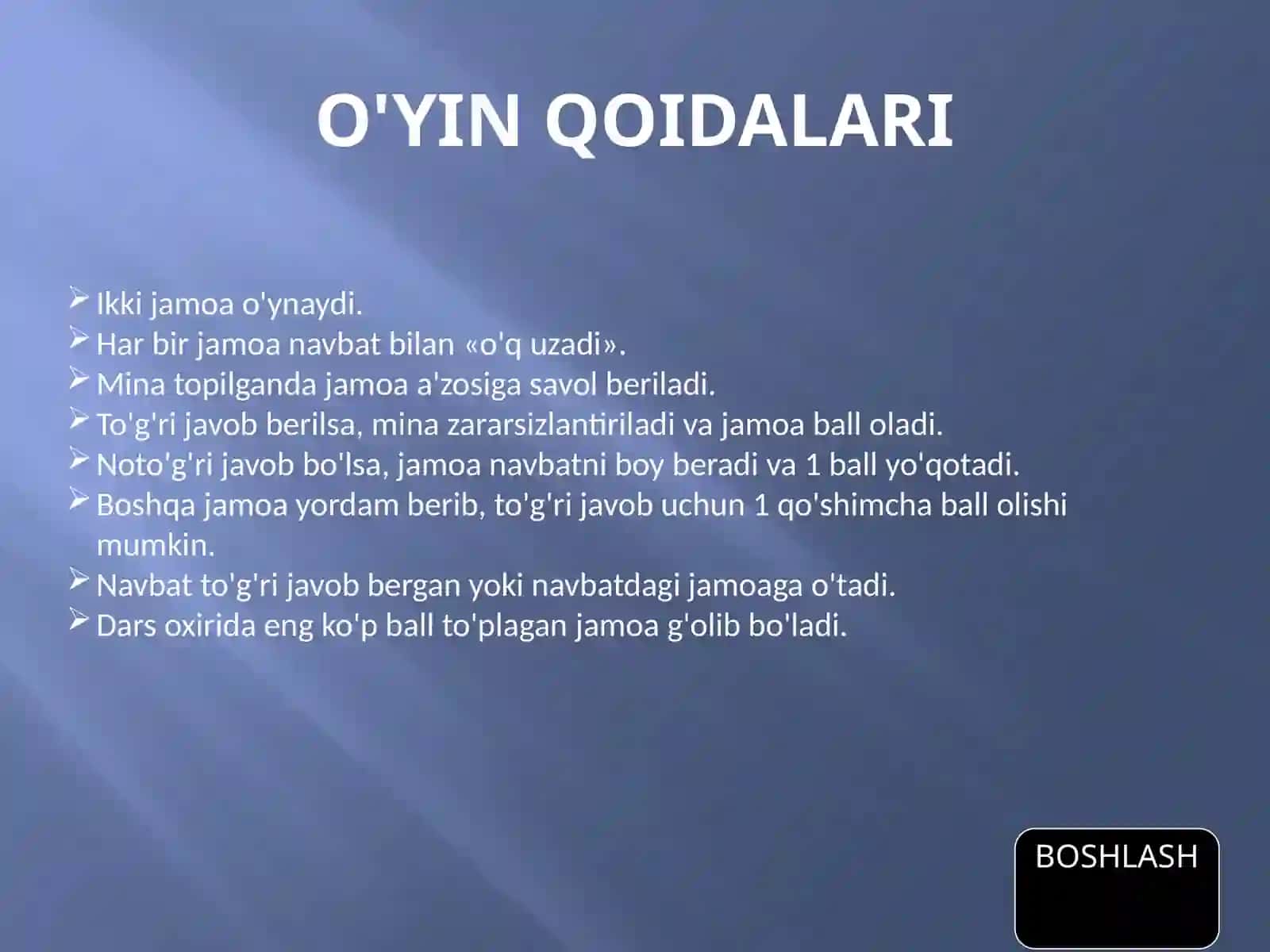 Informatika - Saper o'yini algoritmlari 2