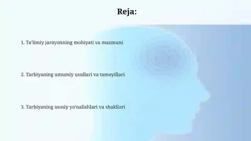 Ta'limiy jarayonning mohiyati va mazmuni 2