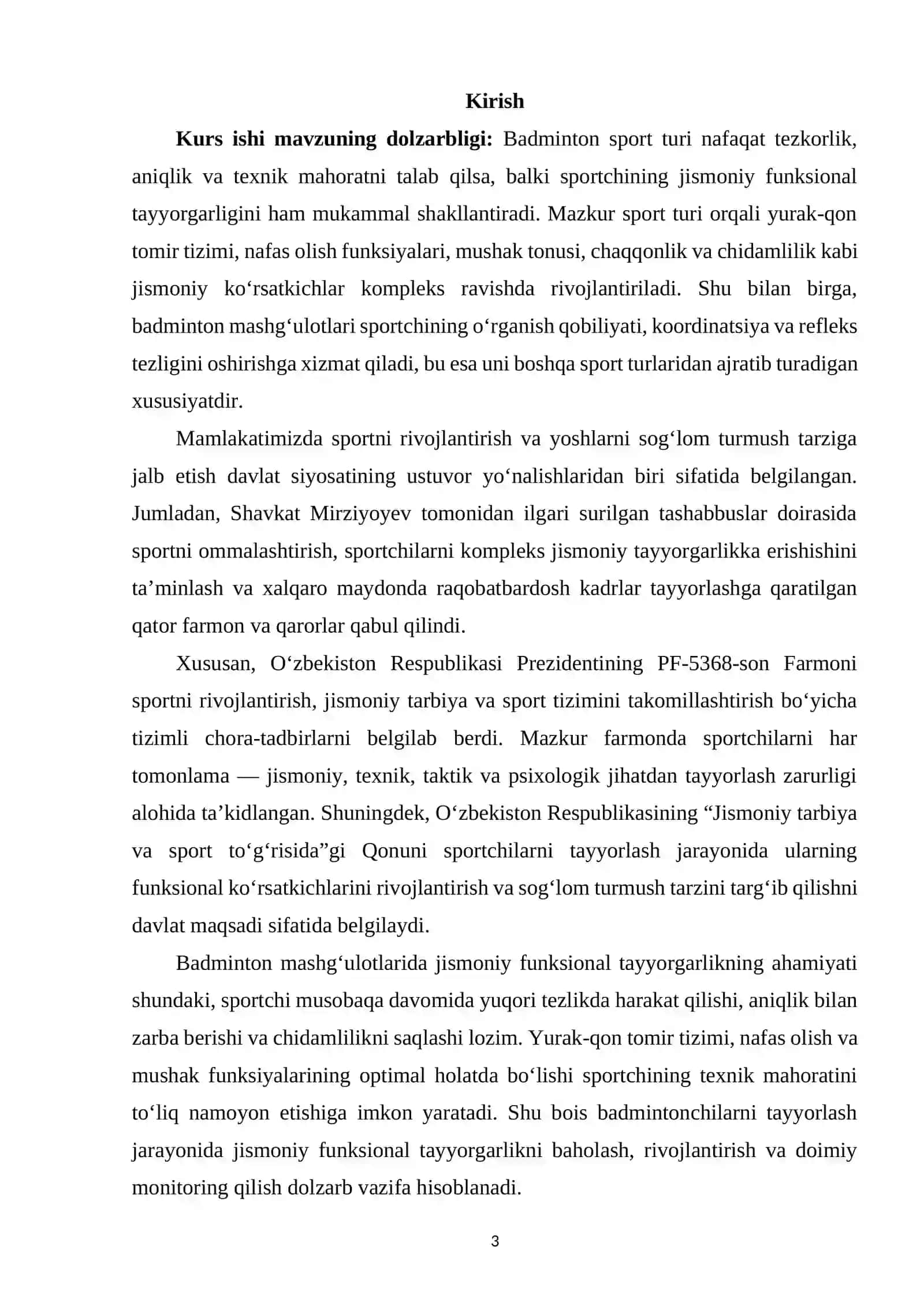Badminton jismoniy funksional tayorgarlik 2