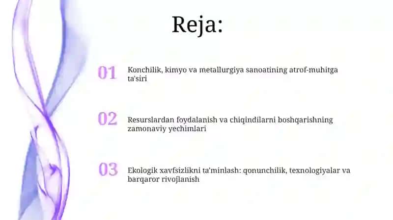 Tog‘-kon, kimyo, metallurgiya sanoati va atrof-muhit muhofazasi 2