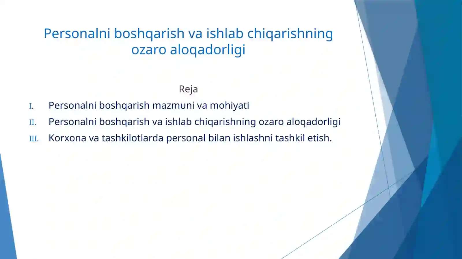 Personalniboshqarish mazmuni va mahiyati 2
