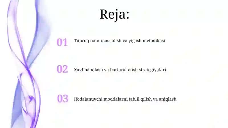 Tuproq namunasi olish va yig'ish metodikasi 2