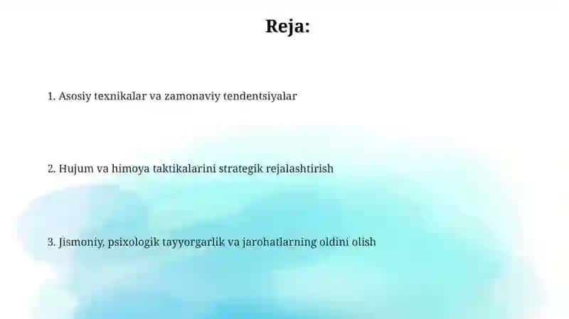 Sport oʻyinlari texnikasi taktikasini takomillashtirish. (Basketbol) 2