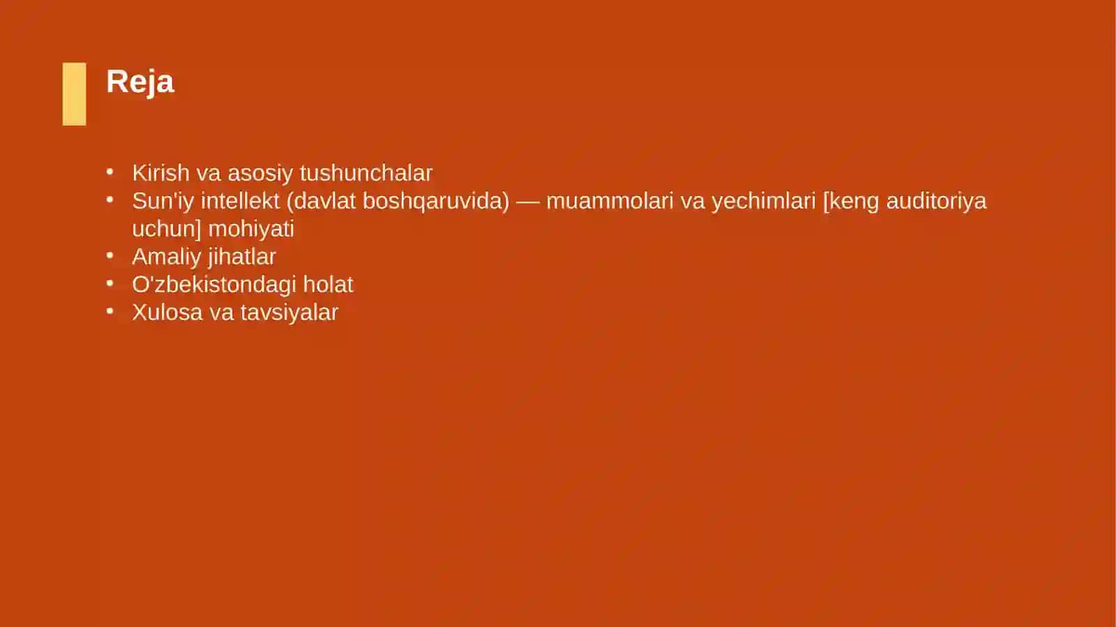 Sun'iy intellekt (davlat boshqaruvida) — muammolari va yechimlari [keng auditoriya uchun] 2