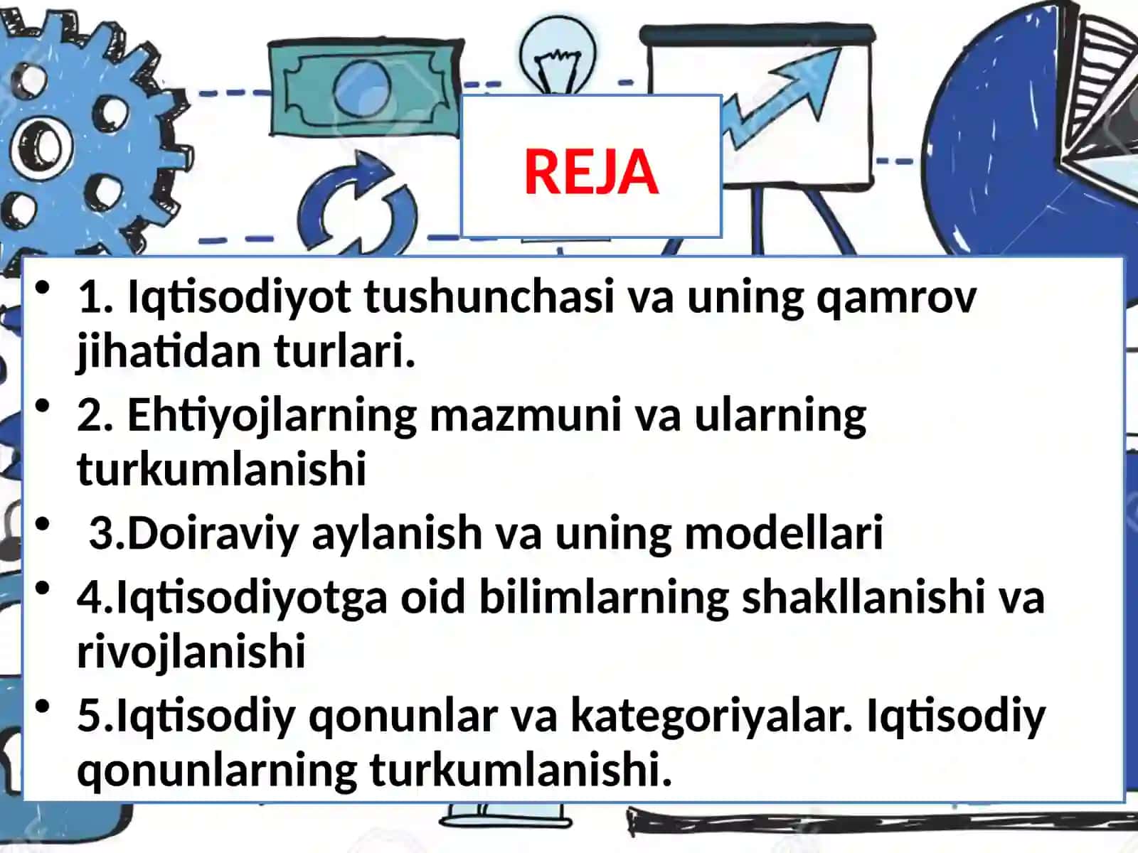 Iqtisodiyot faniga kirish 2