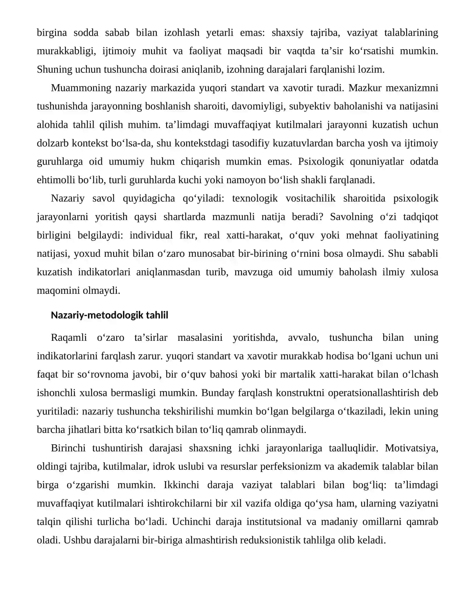 PERFEKSIONIZM VA AKADEMIK TALABLARNING RAQAMLI MUHITDAGI XUSUSIYATLARI 2