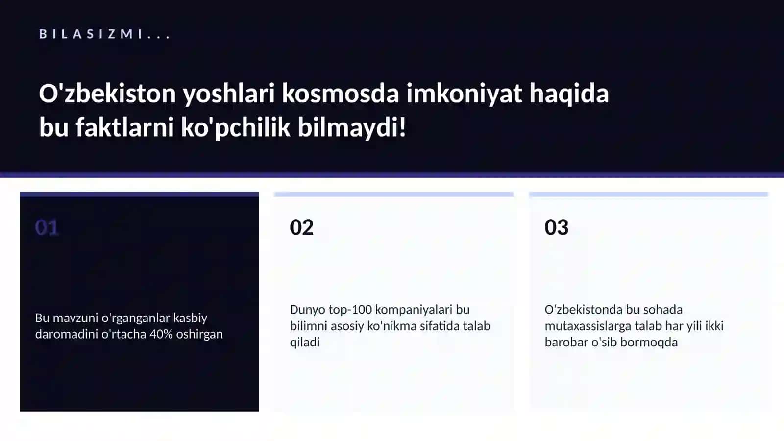 KOSMIK TEXNOLOGIYALAR 2