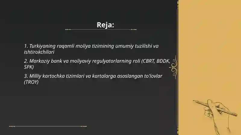 Turkiyaning raqamli moliya tizimi 2