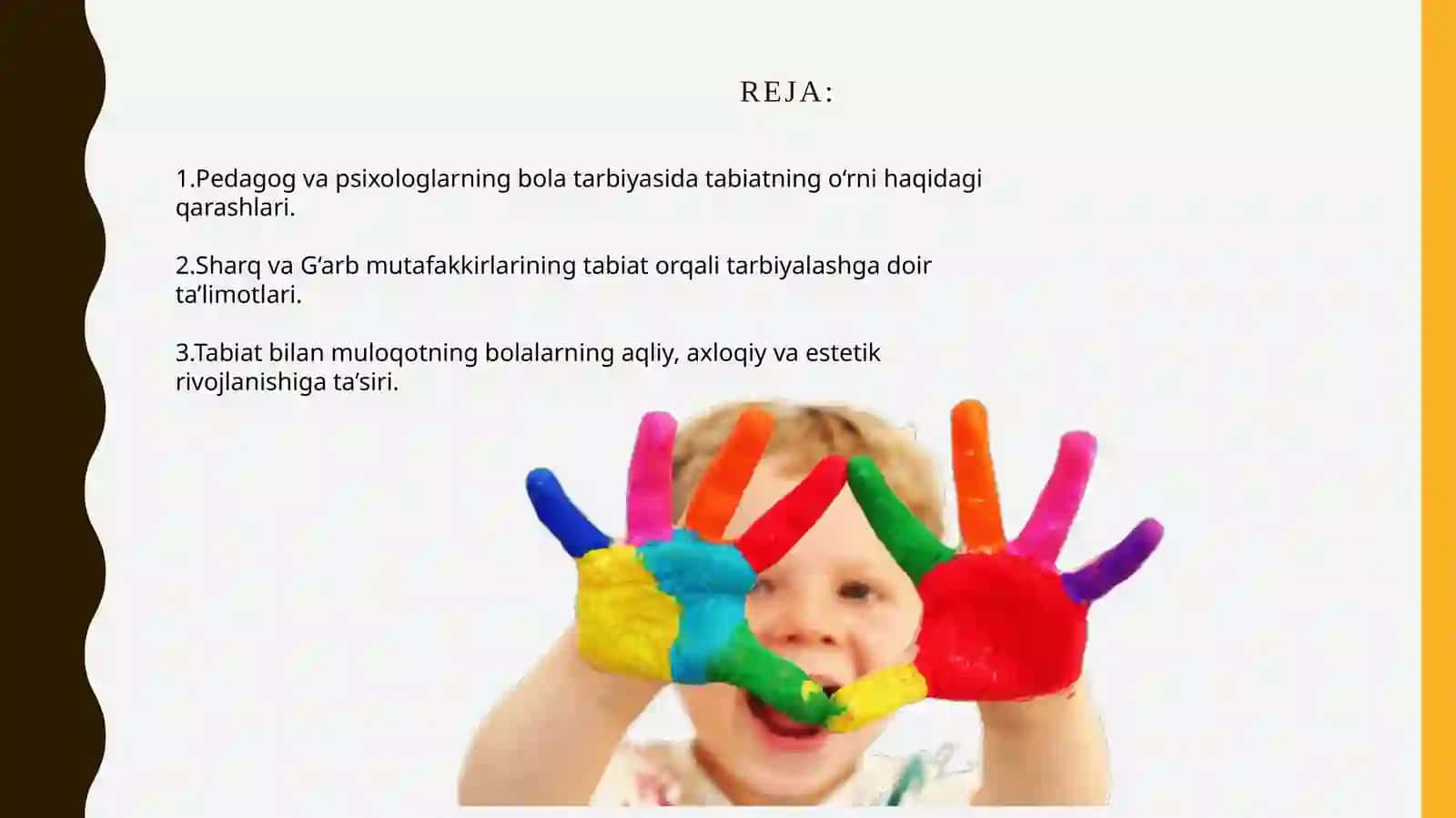 Pedagog-psixologlarning bola tarbiyasida tabiatning ahamiyati haqidagi ta’limotlari 2