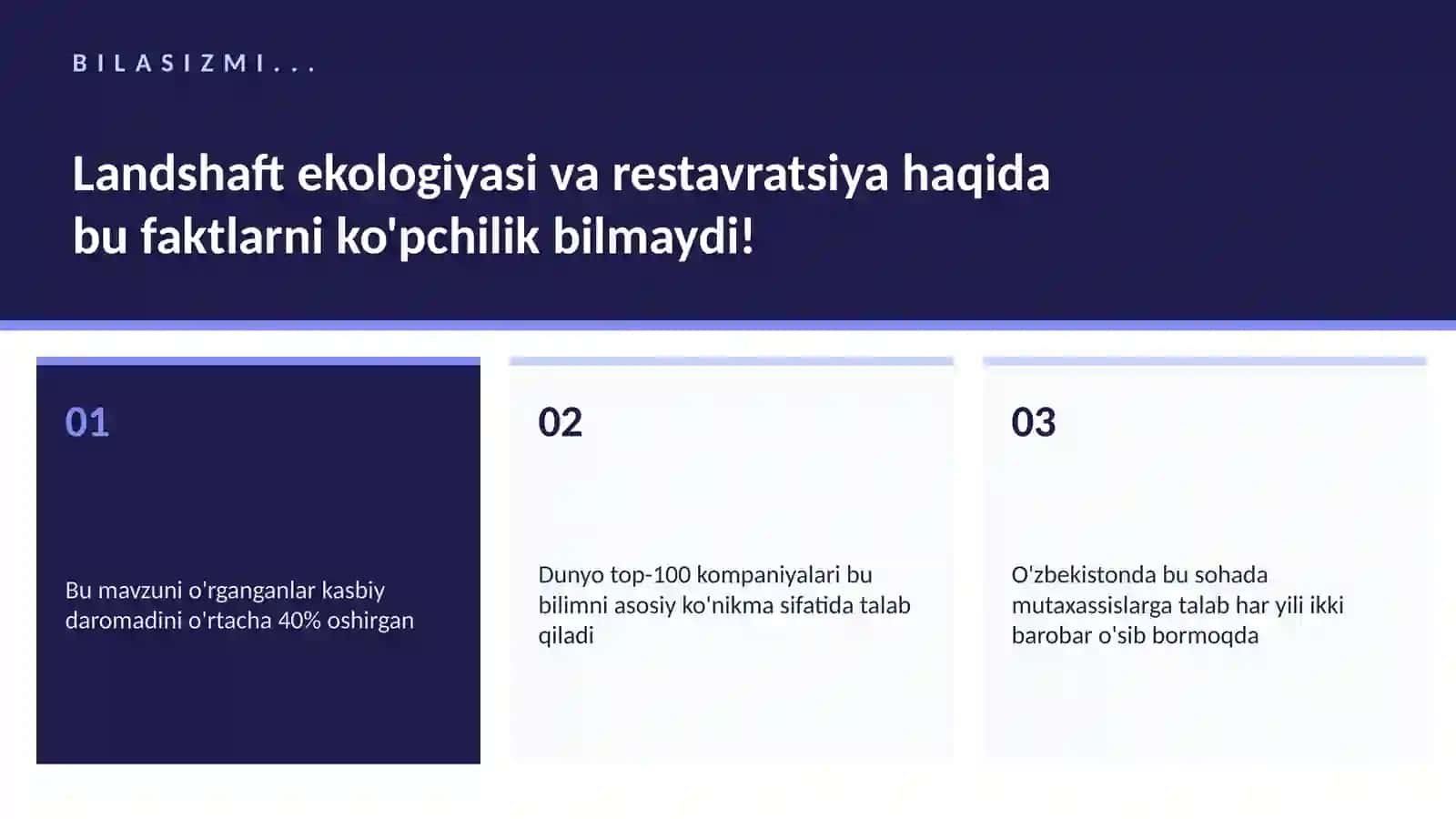 Landshaft ekologiyasi va restavratsiya 2