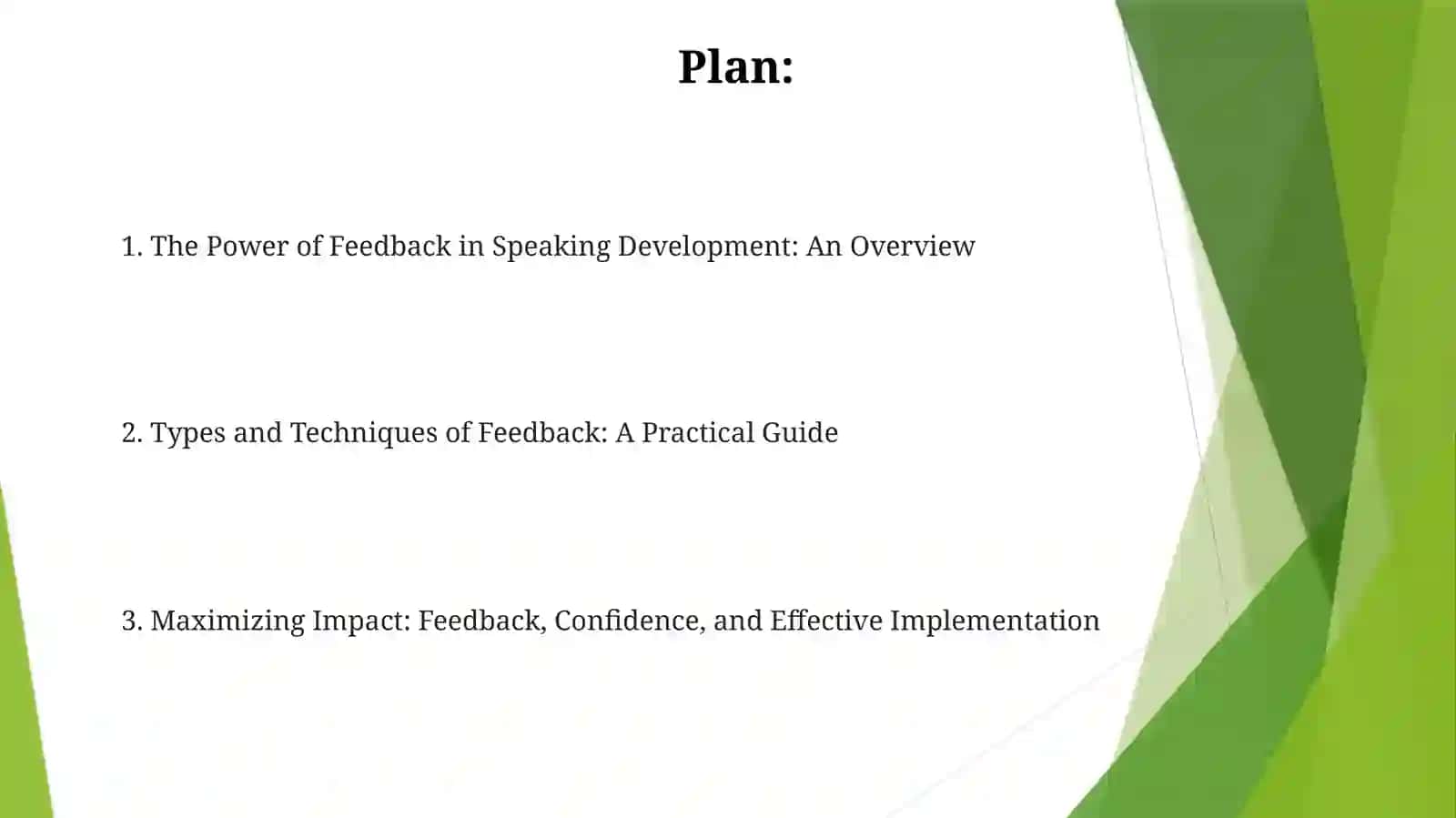 Role of Feedback in Developing Speaking 2