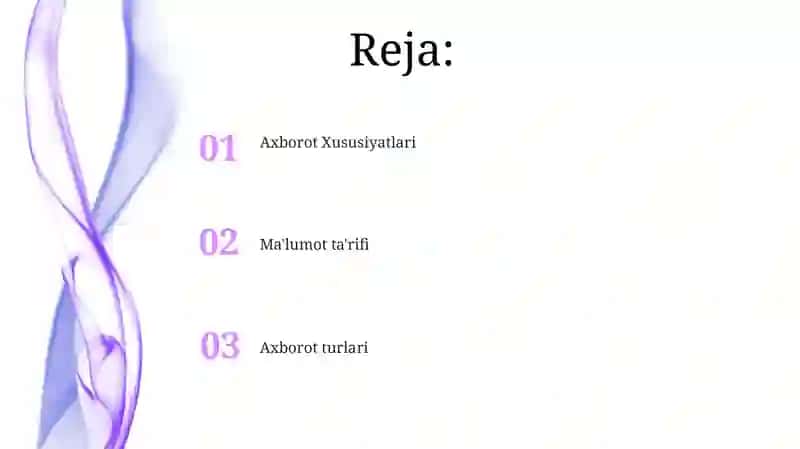 Axborot va uning turlari 2