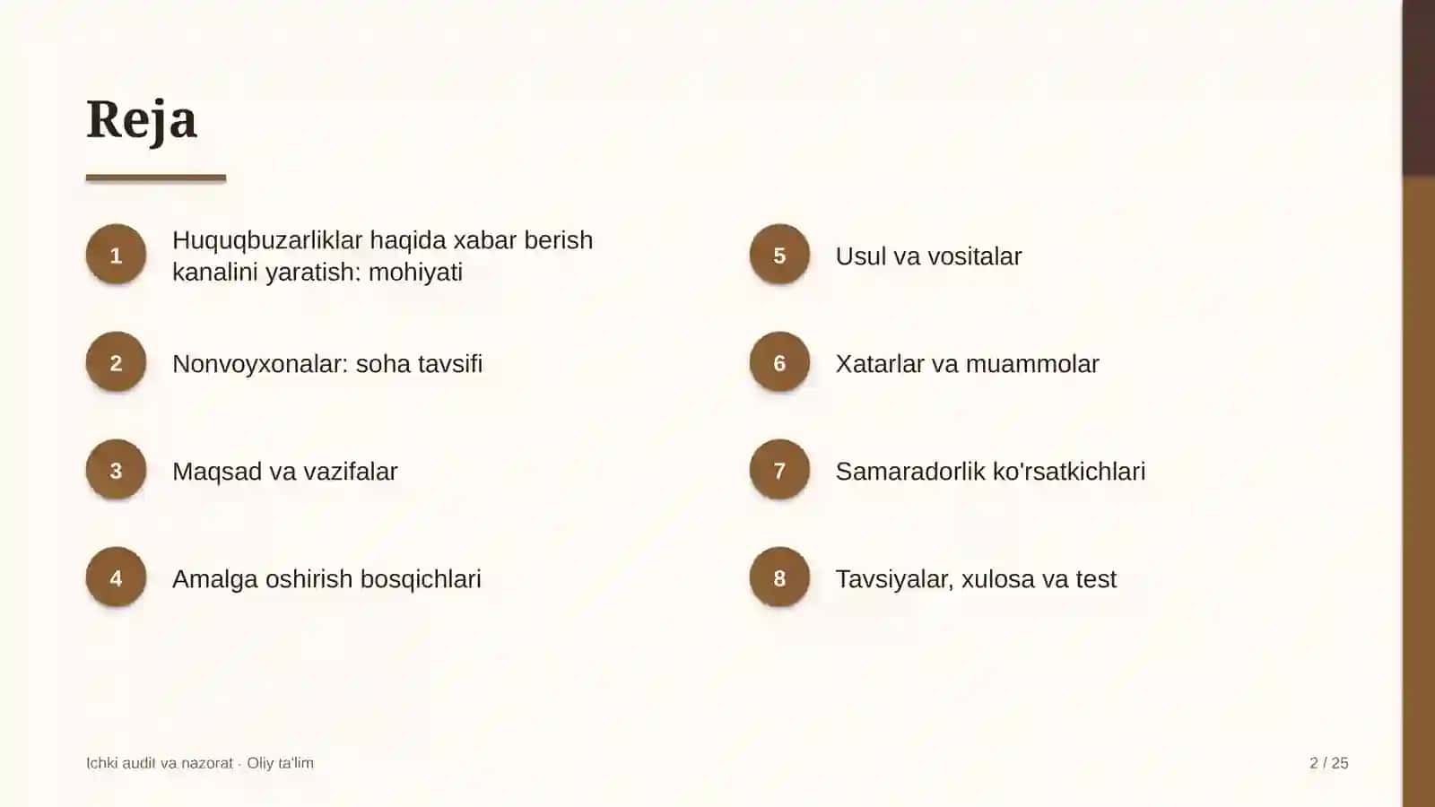 nonvoyxonalarda huquqbuzarliklar haqida xabar berish kanalini yaratish 7493 2