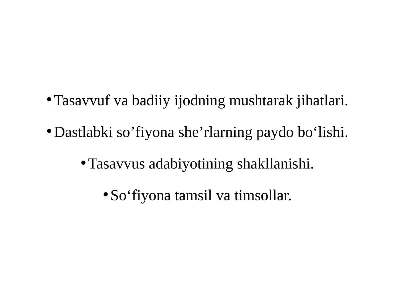 Mumtoz adabiyotning diniy-tasavvufiy va ilmiy manbalari 2