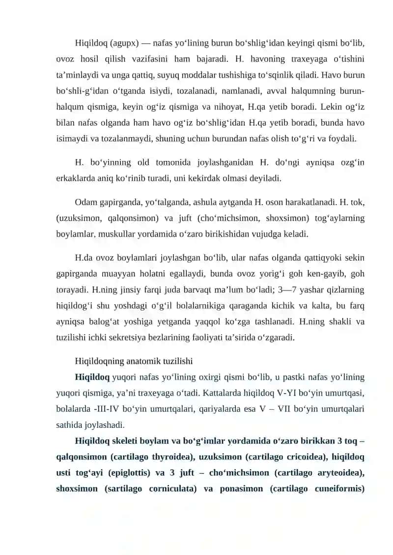 Hiqildoq referat 2