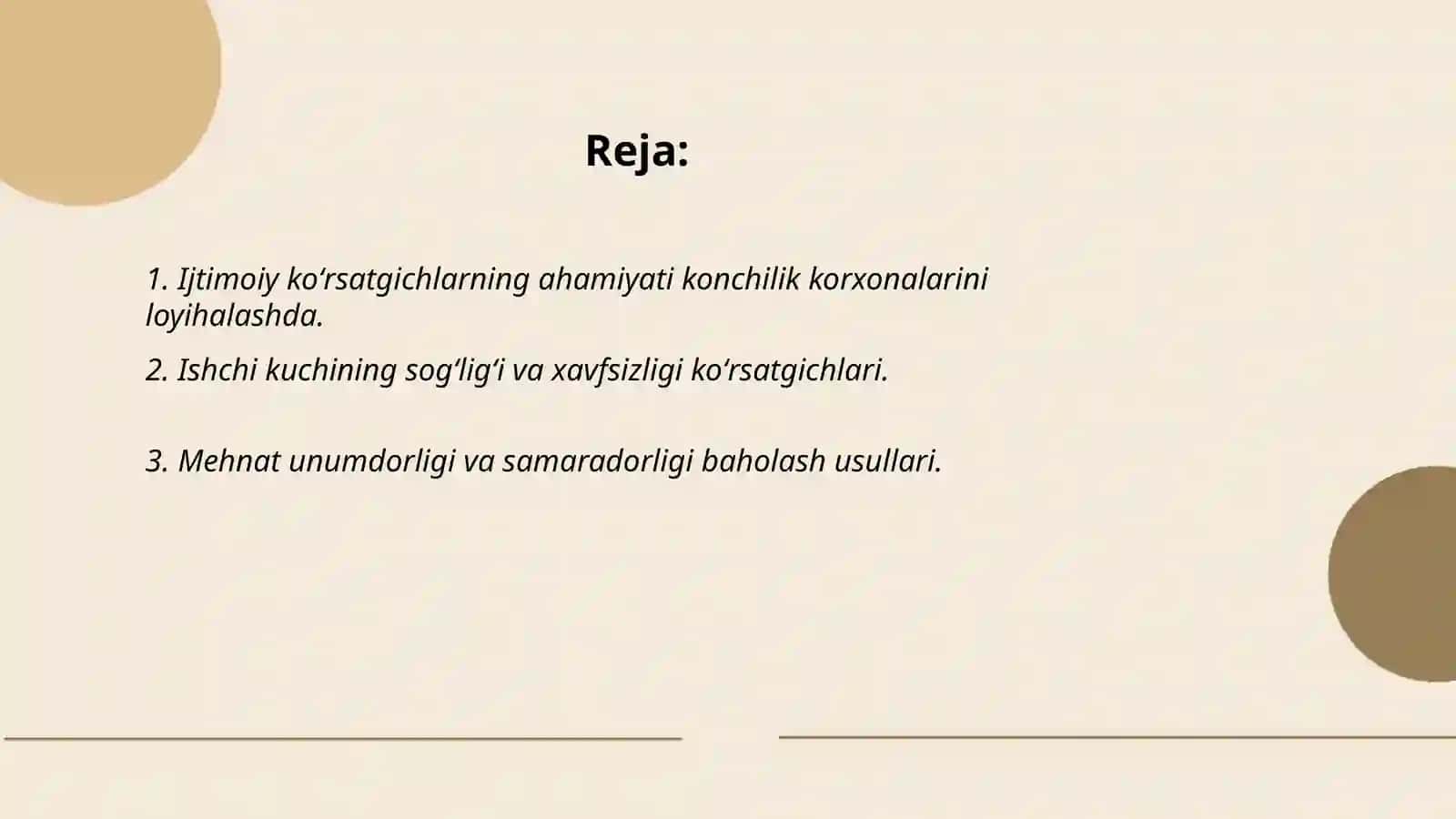 Konchilik korxonalarini loyihalash masalalarini yechishda ijtimoiy koʻrsatgichlarni baholash 2