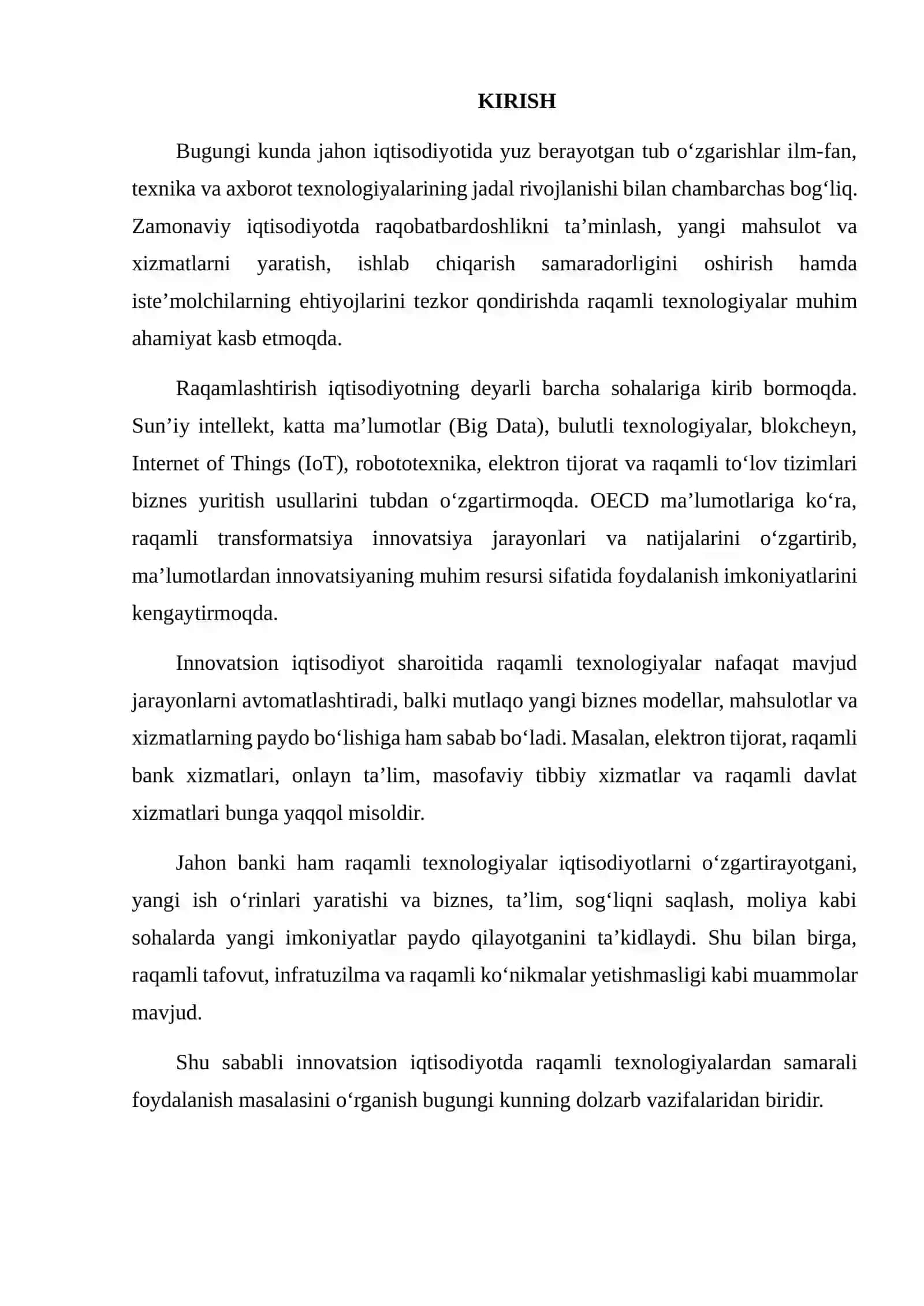 Innovatsion iqtisodiyotda raqamli texnologiyalardan foydalanish 2