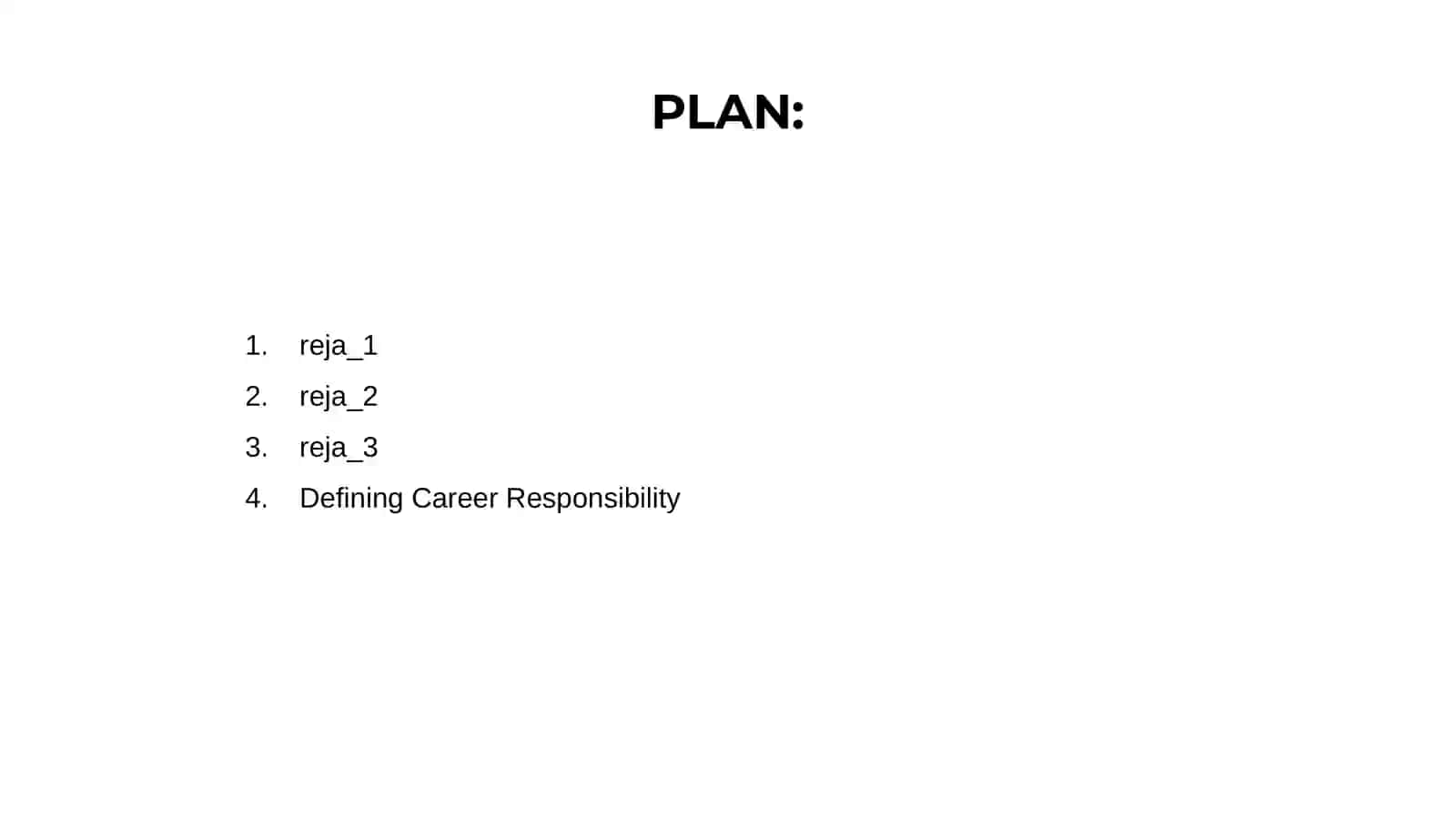 Defining Career Responsibility 2