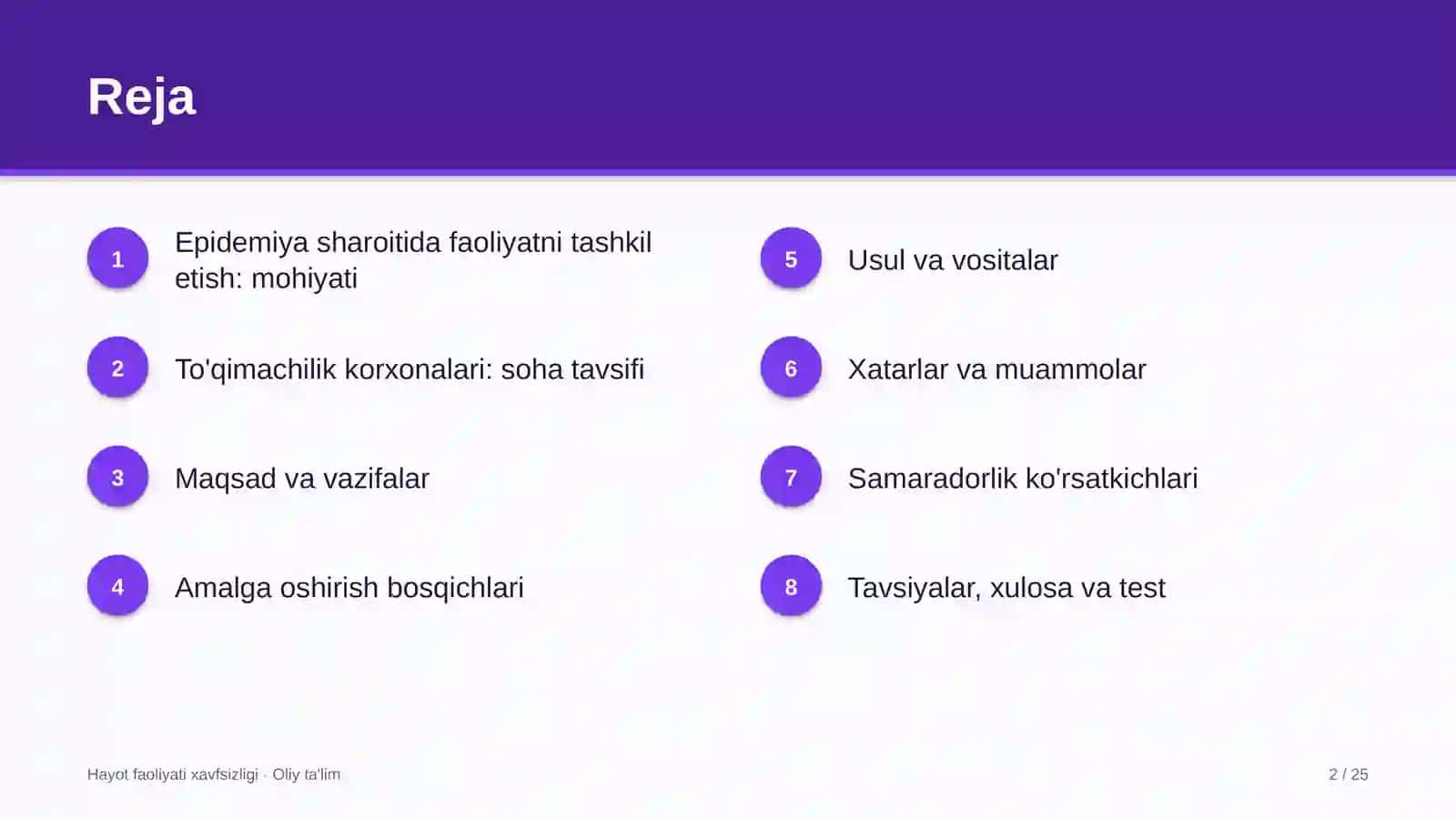 to'qimachilik korxonalarida epidemiya sharoitida faoliyatni tashkil etish 6511 2