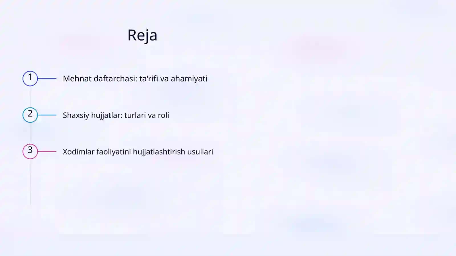 Xodimlar faoliyatiga doir hujjatlar 2