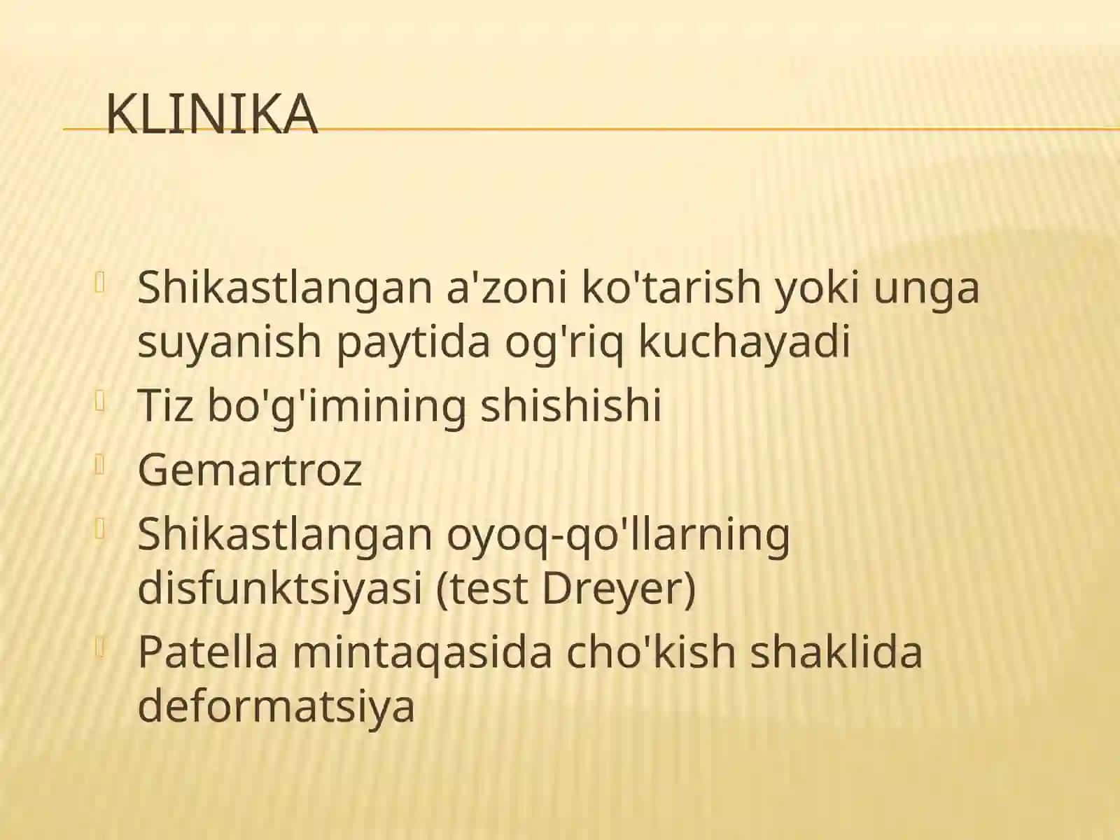 Tizza boylami shikastlanishlari 2