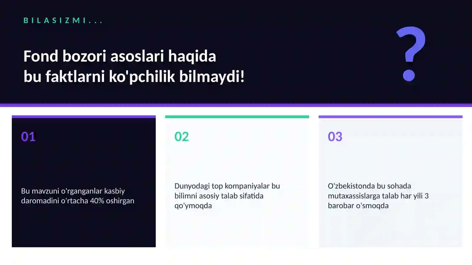 Fond bozori asoslari 2