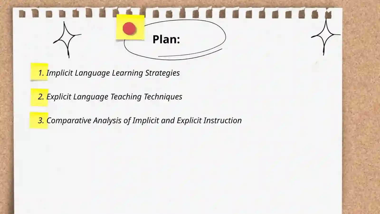 Implicitness and explicitness in Language Instruction 2