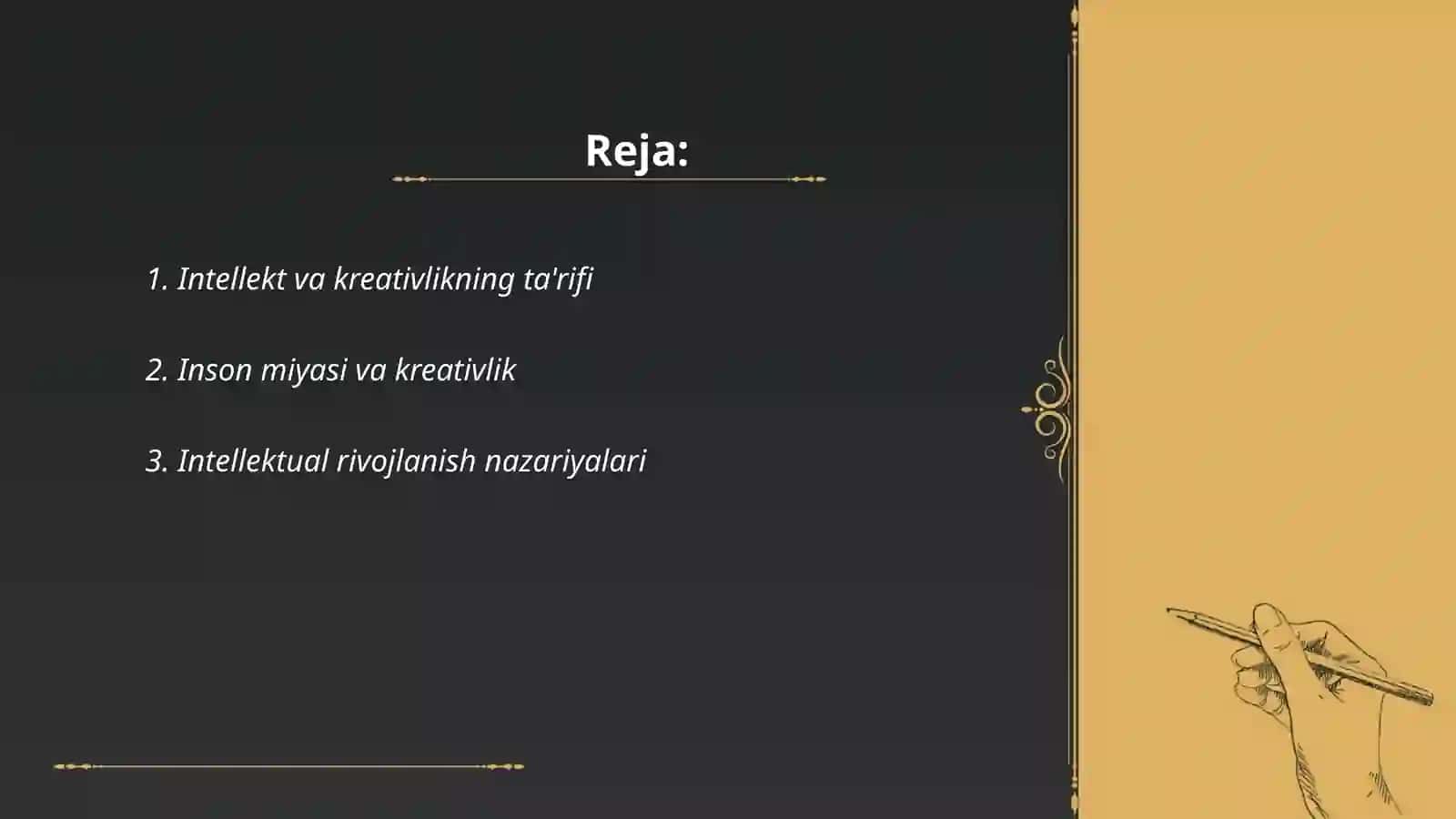 Intellekt va Kreativlik Nazariyalari 2