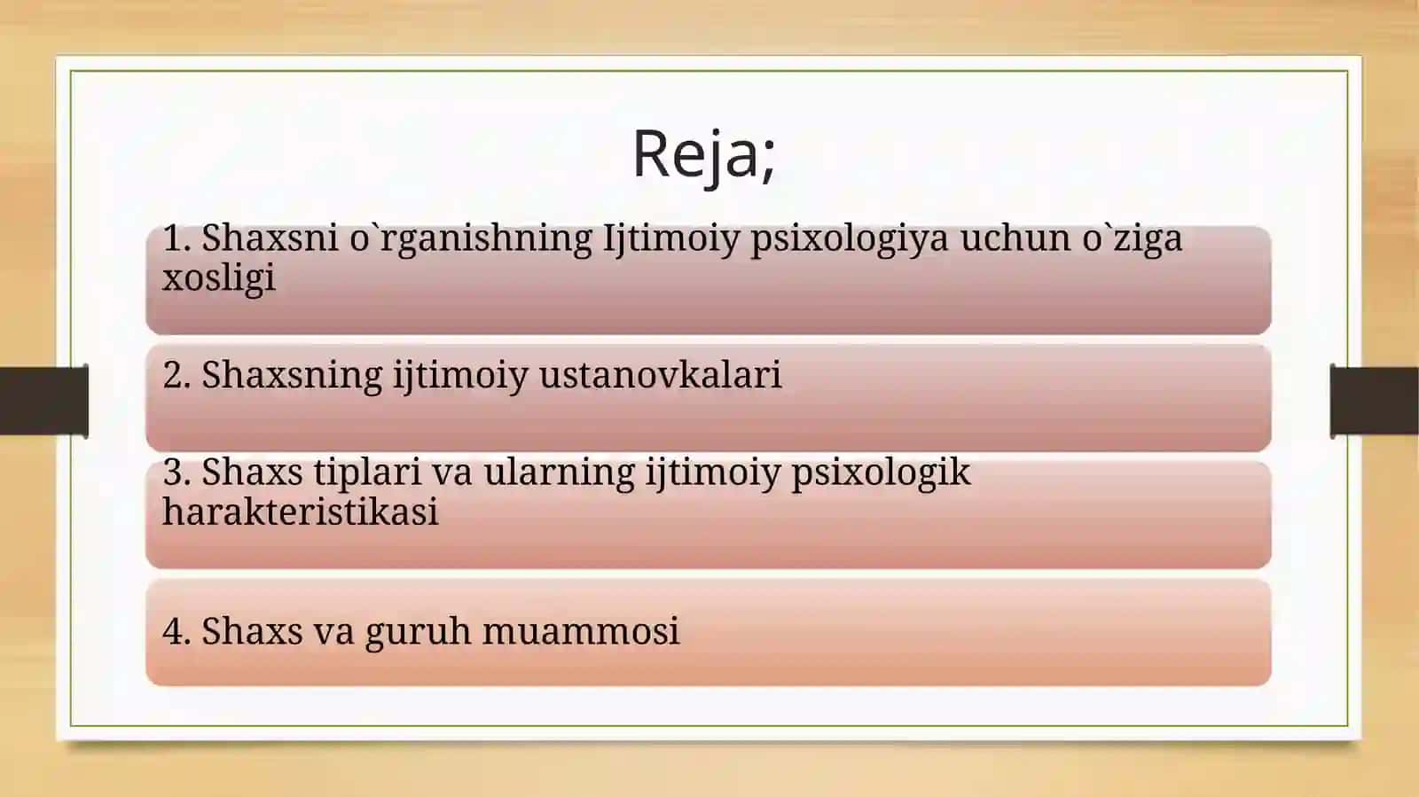 IJTIMOIY PSIXOLOGIYA SHAXS MUAMMOSI 2