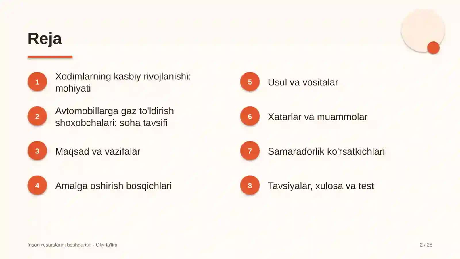 Avtomobillarga gaz to'ldirish shoxobchalarida xodimlarning kasbiy rivojlanishi 2