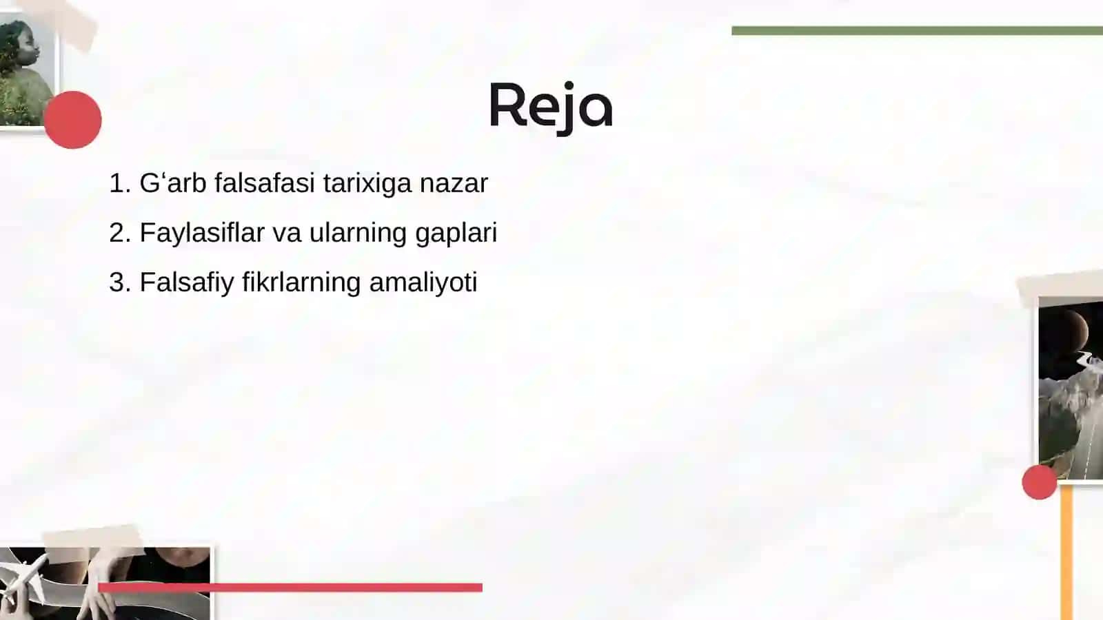 Gʻarb falsafasi faylasiflarini gaplari: 10 ta misol 2
