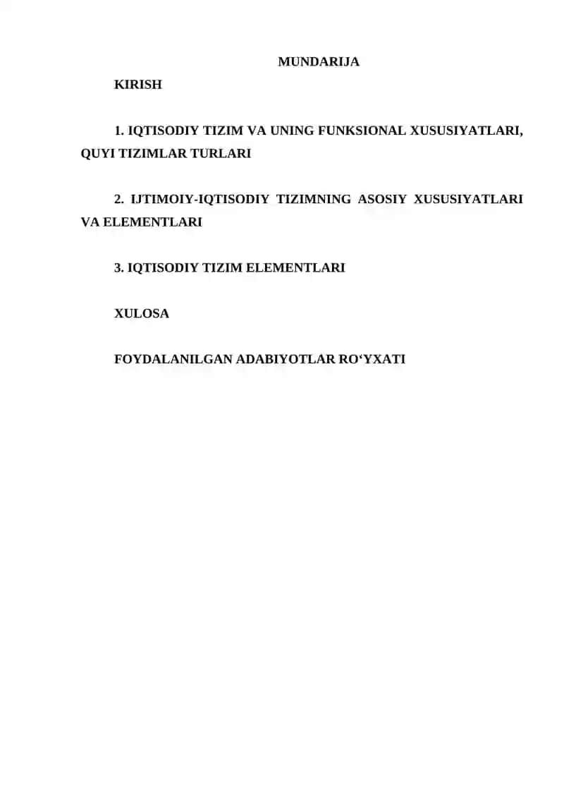 Xalqaro iqtisodiy tizimlar 2