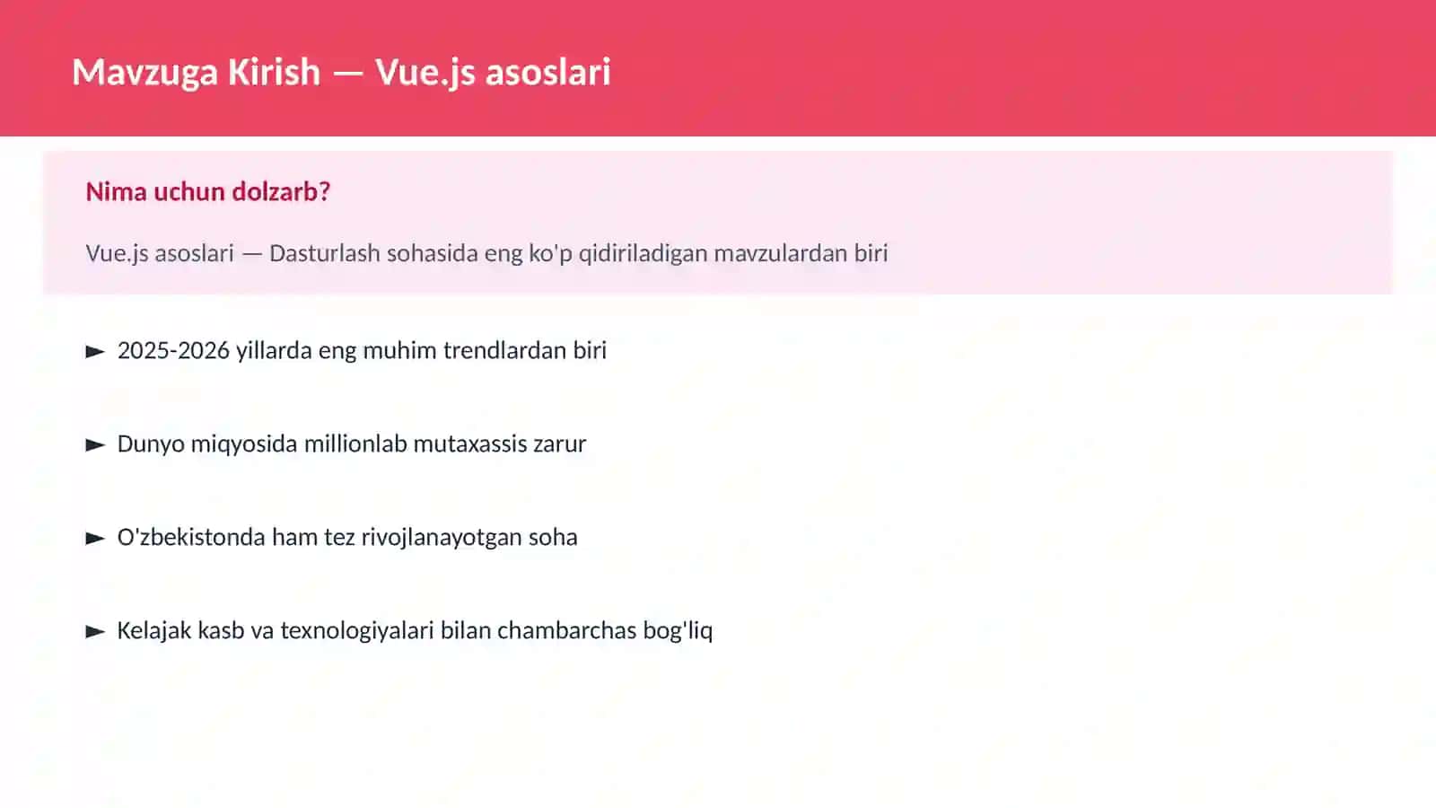 Vue.js asoslari 2