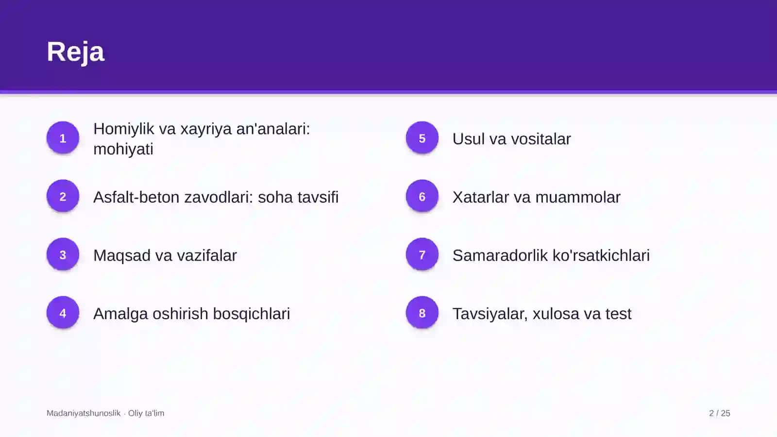 Asfalt-beton zavodlarida homiylik va xayriya an'analari 2