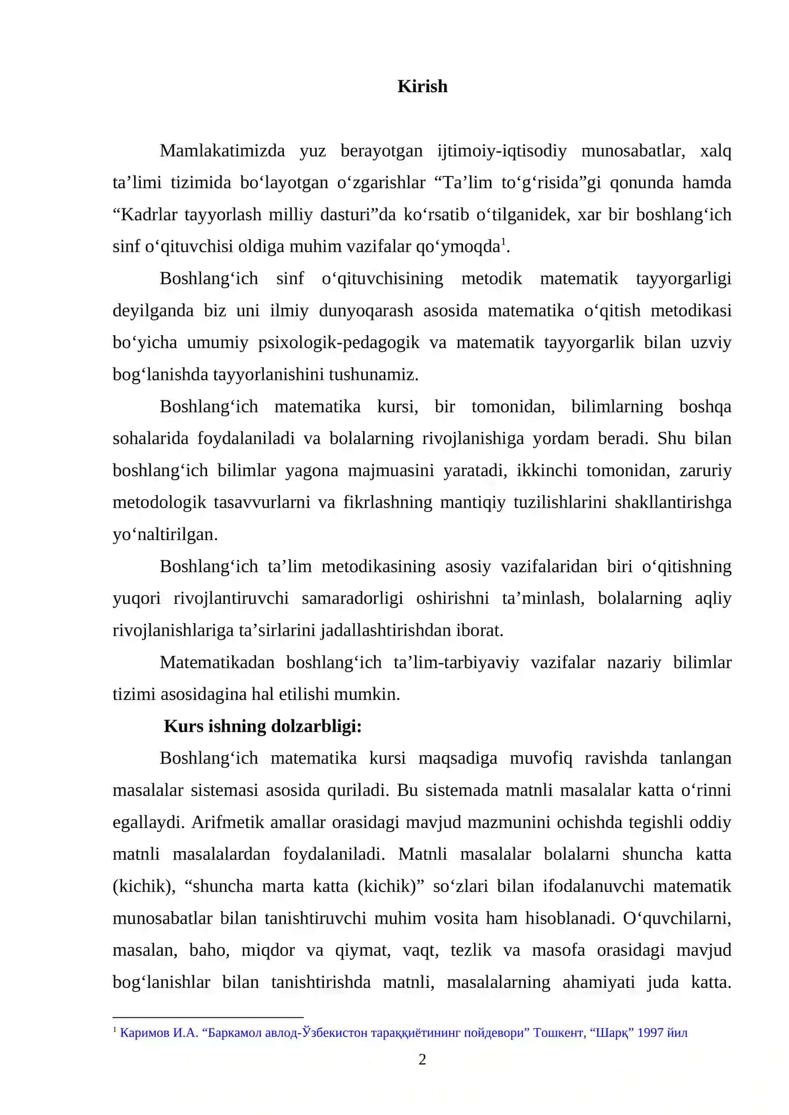 O'quvchilarga qo'shish va ayirishni ma'nosini ochib berishga oid matnli masalalar bilan ishlash 2