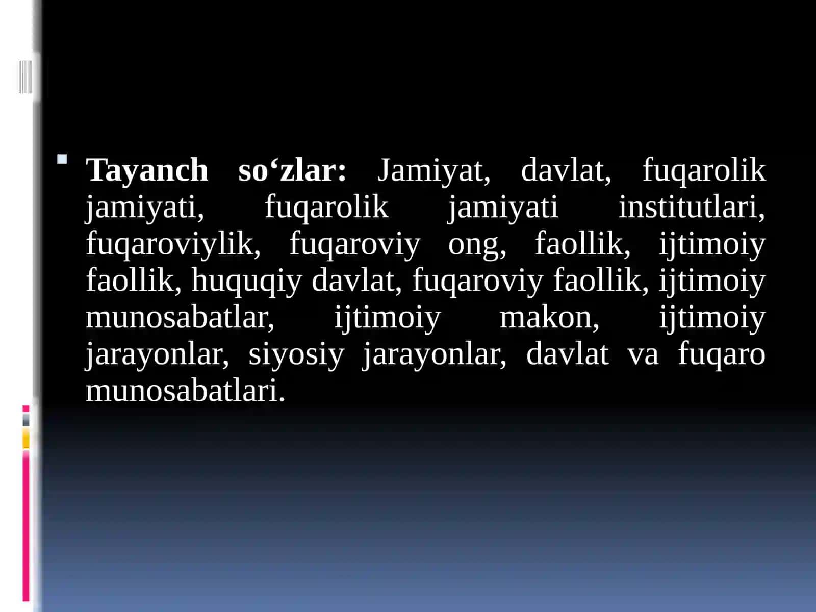 Fuqaro, fuqaroviylik va faol fuqarolik pozitsiyasi 2