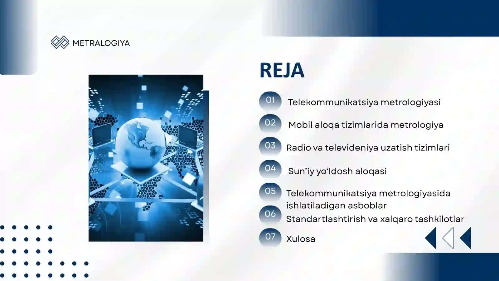Telekommunikatsiya metrologiyasi 2