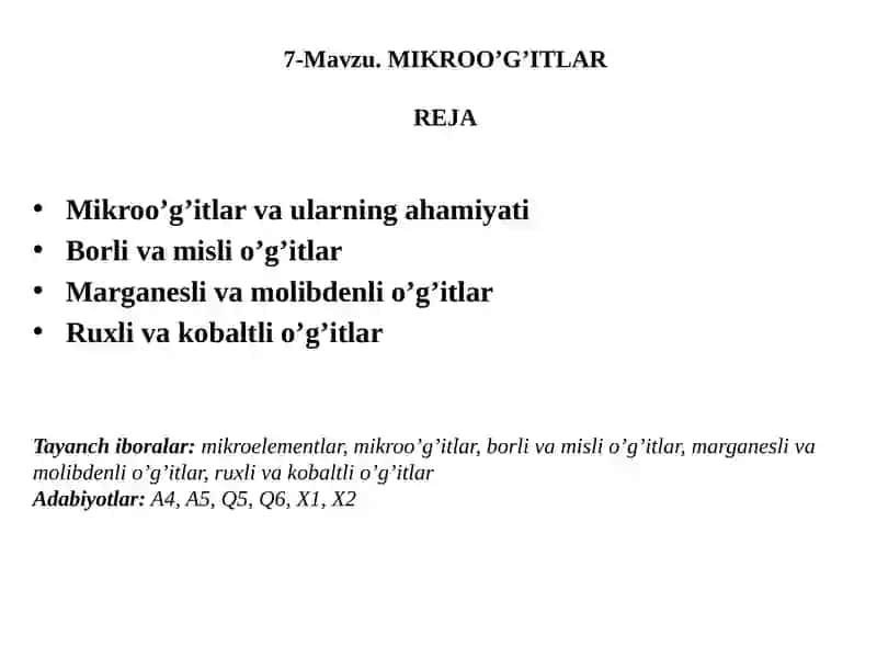 MIKROO’G’ITLAR 2