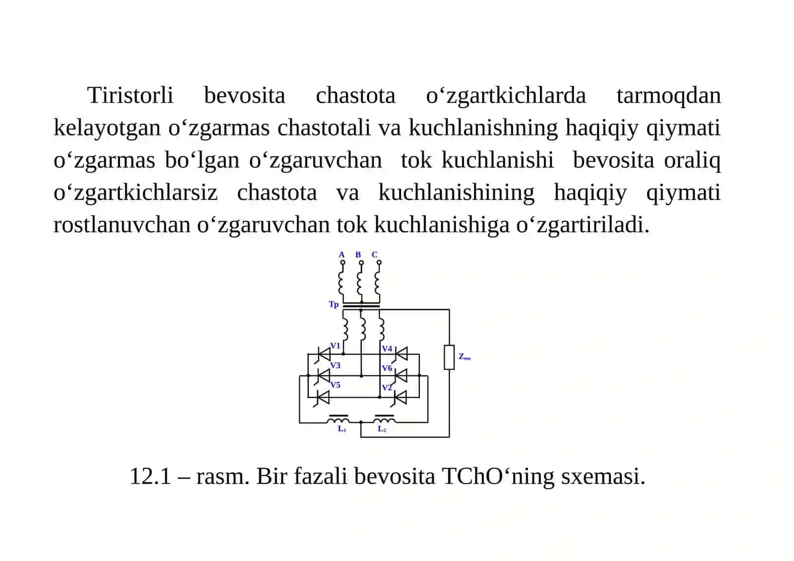 Bevosita chastota o‘zgartkichlarga texnik xizmat ko’rsatish 2