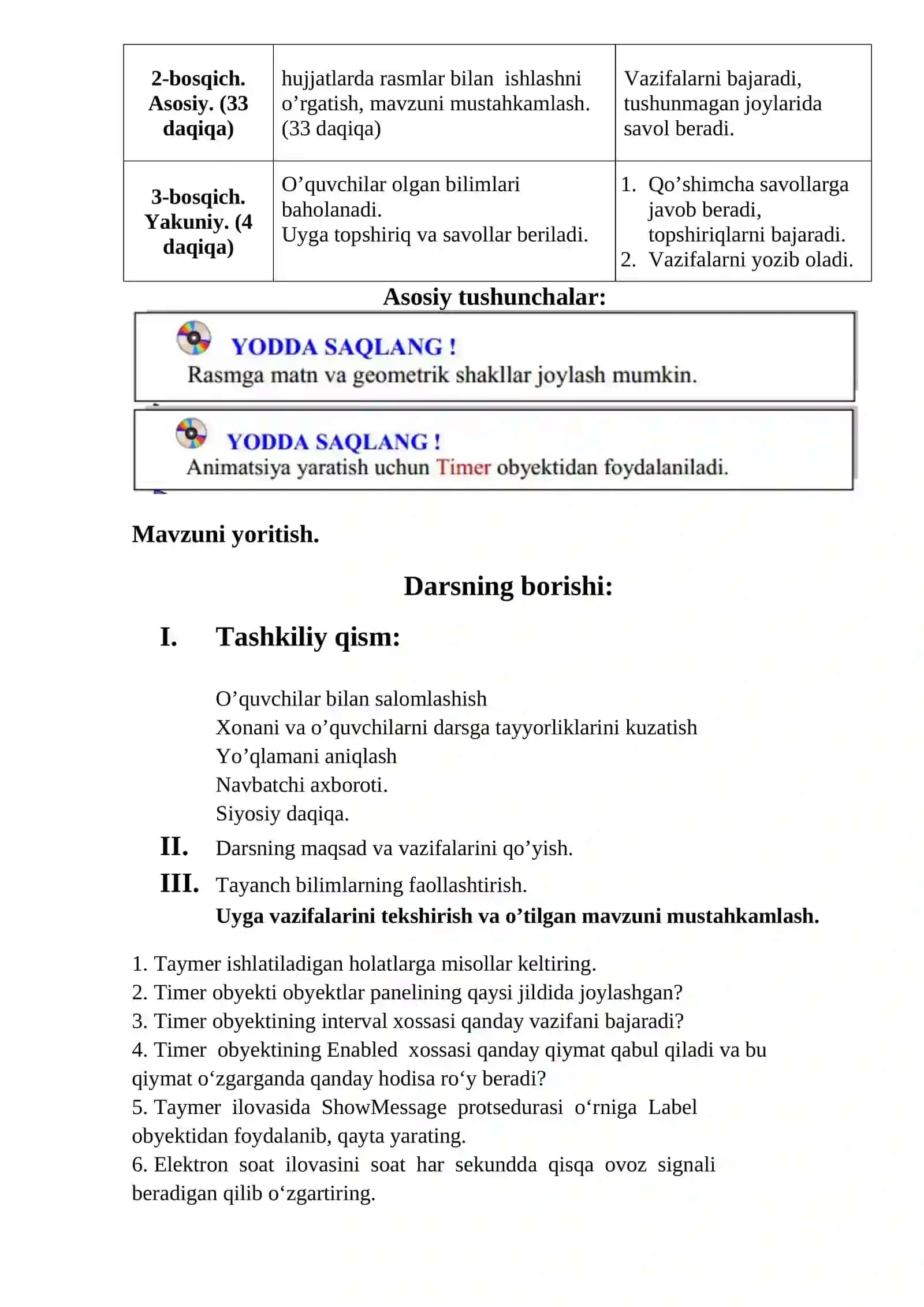 RASMGA BOSHQA OBYEKTLARNI JOYLASH 2
