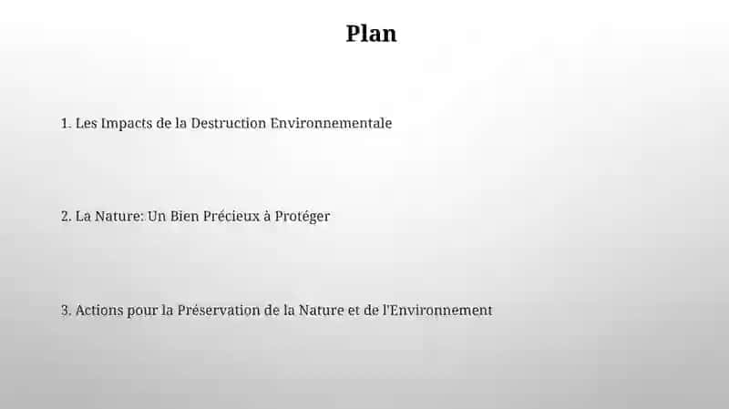 La nature et lʼenvironnement la nécessité de leur preservtion 2