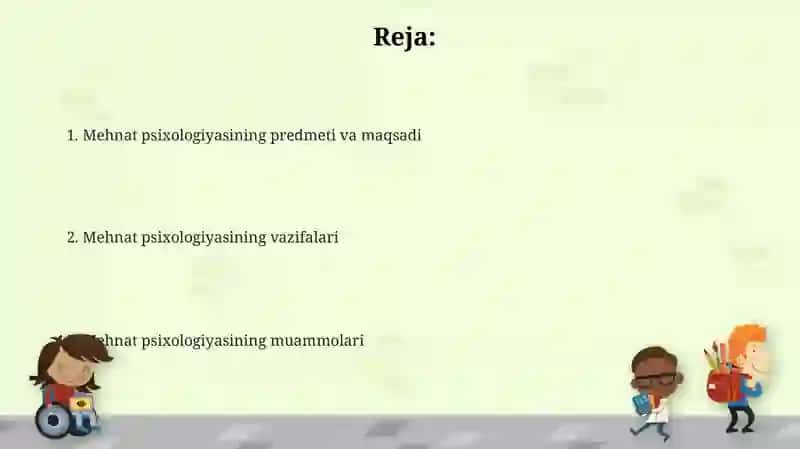 Mehnat psixologiyasi 2