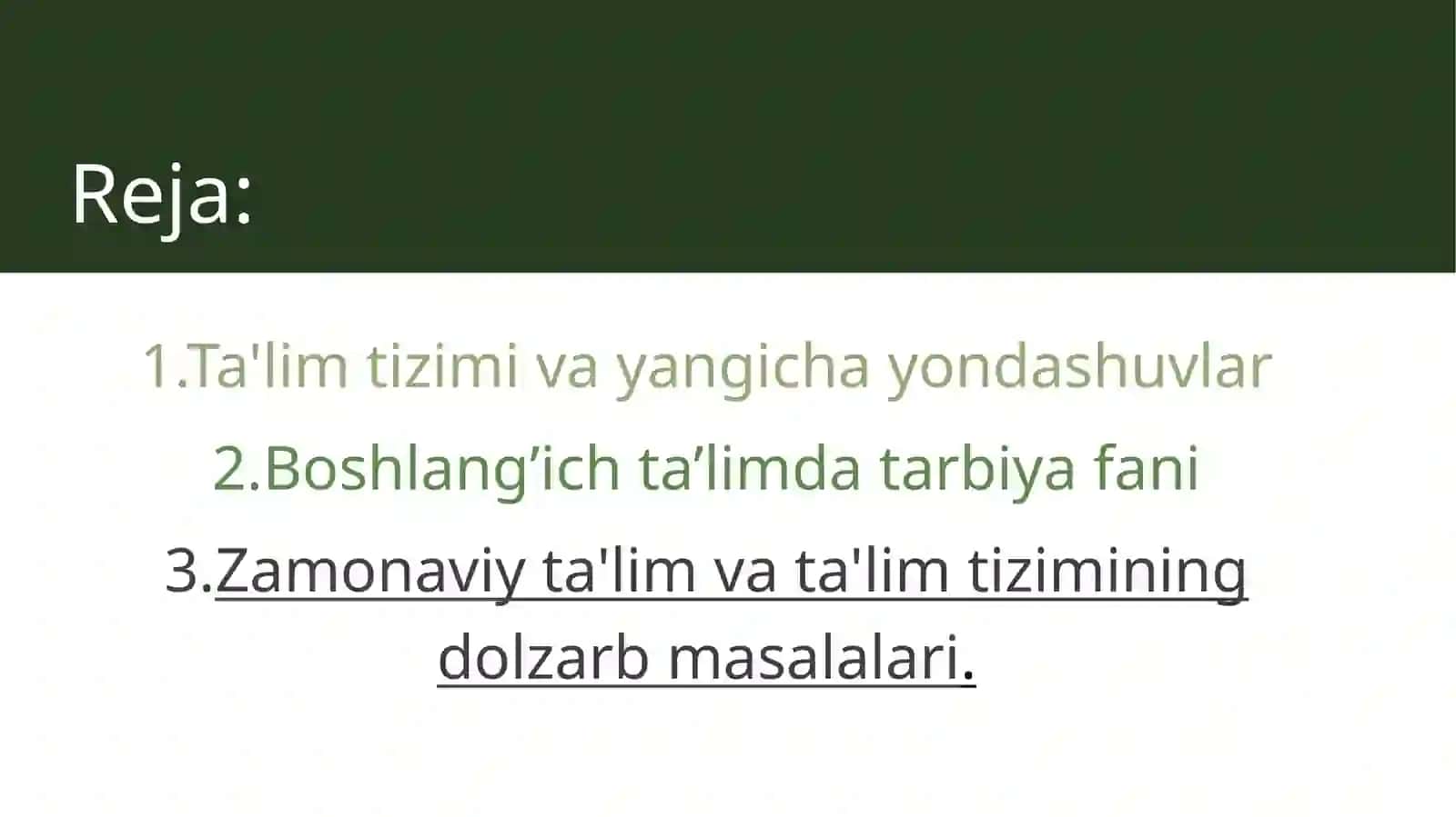 Ta'lim-tarbiya jarayonining dolzarb masalalari 2