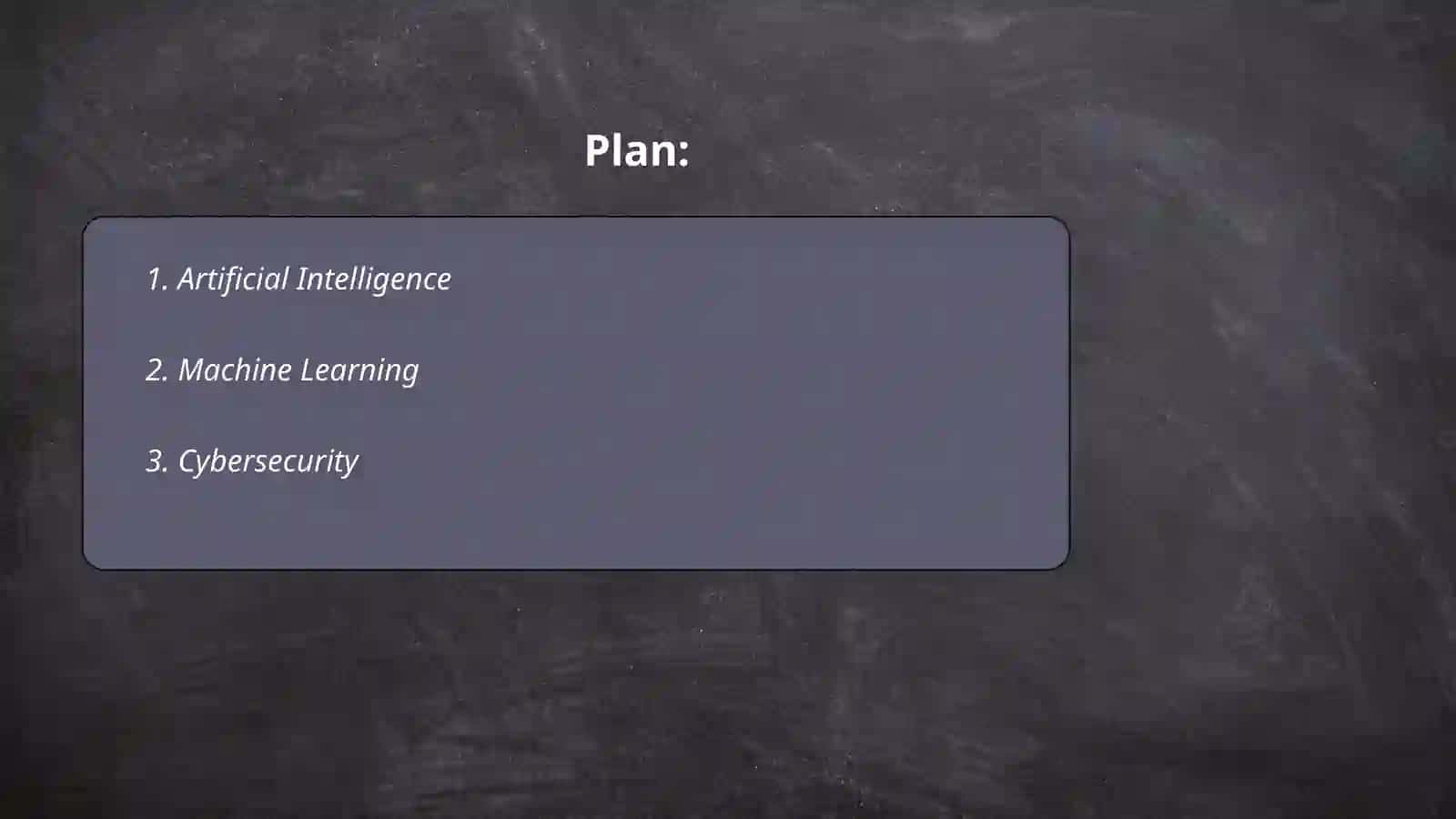 Artificial Intelligence 2