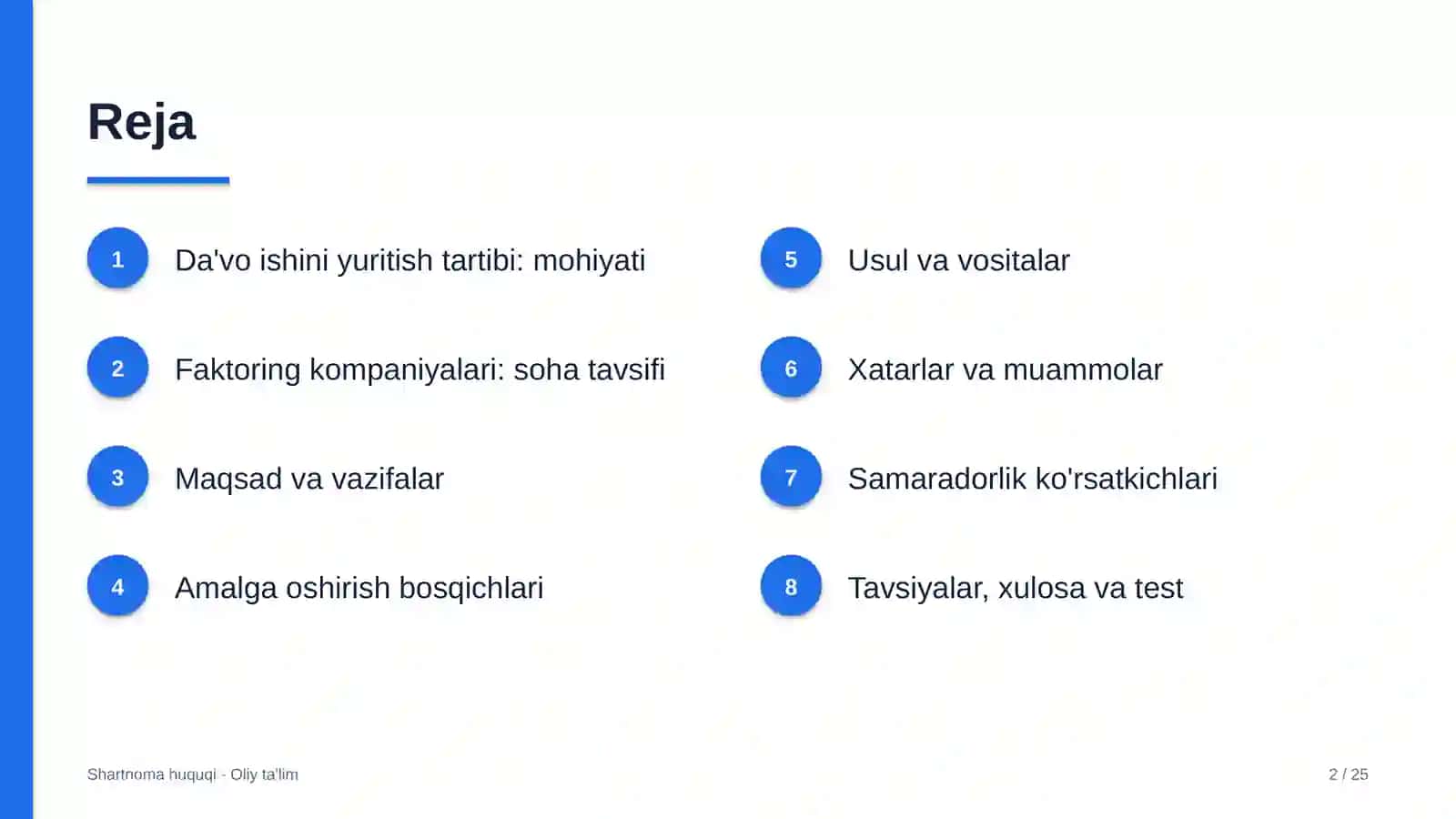 faktoring kompaniyalarida da'vo ishini yuritish tartibi 4798 2
