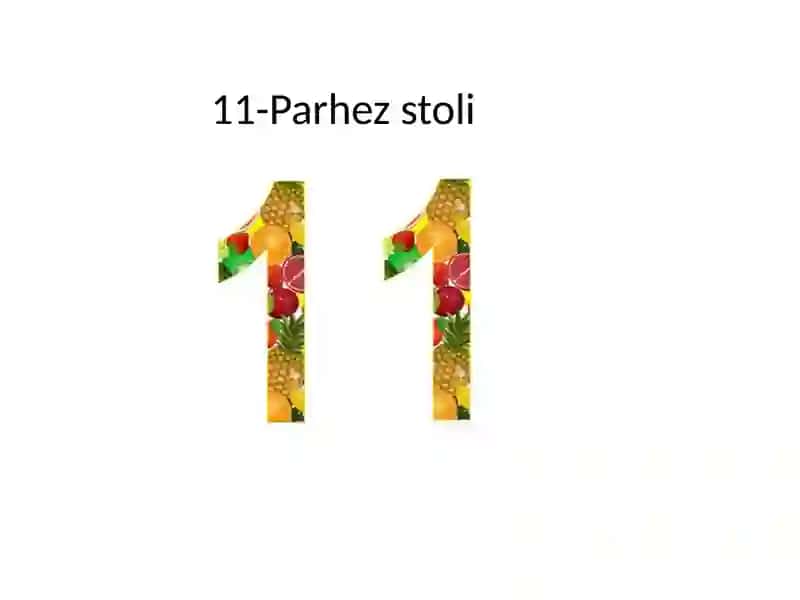 Parhez stoli 11 2