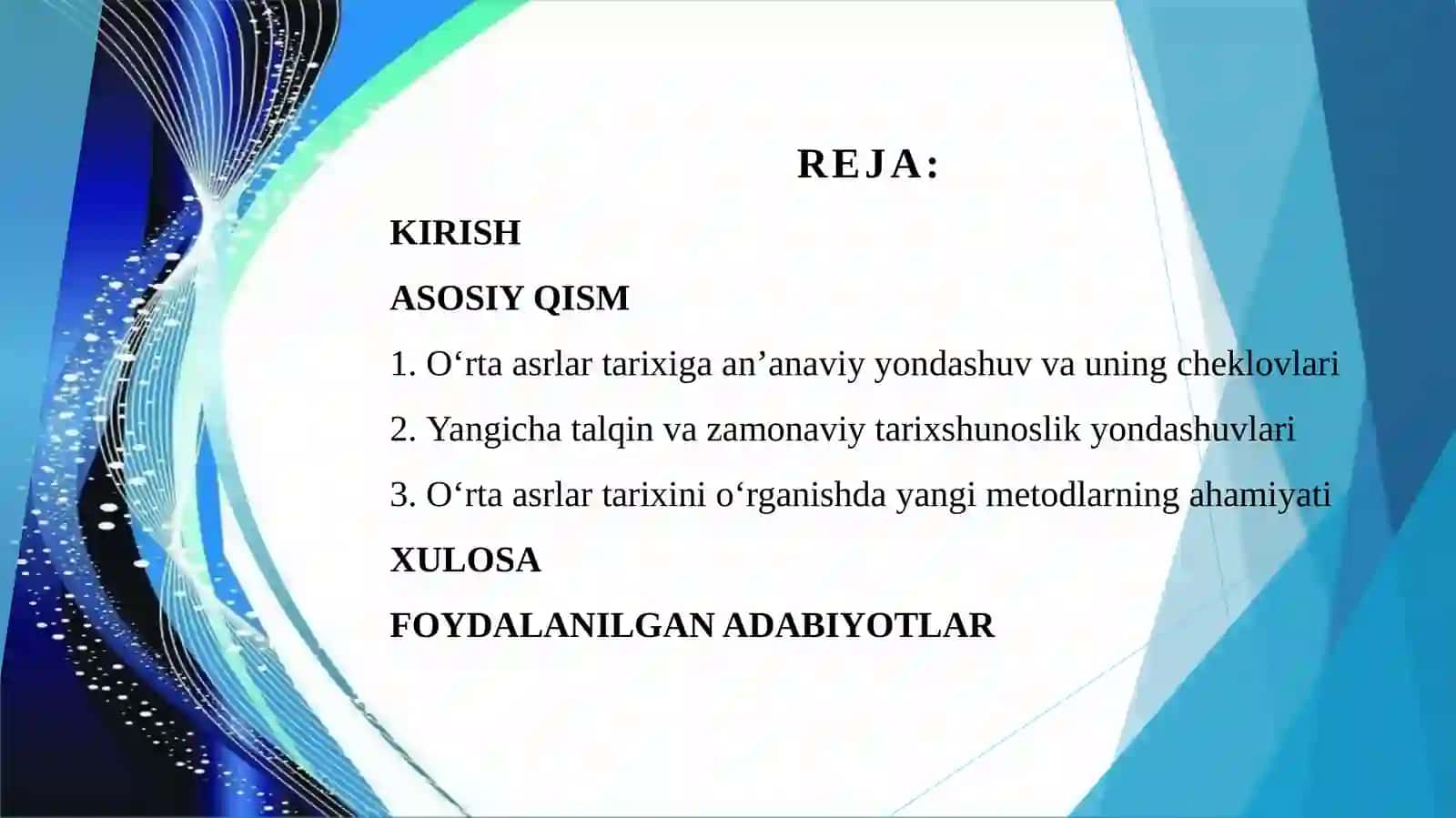 O'rta asrlar tarixi yangicha talqin va yondashuv 2